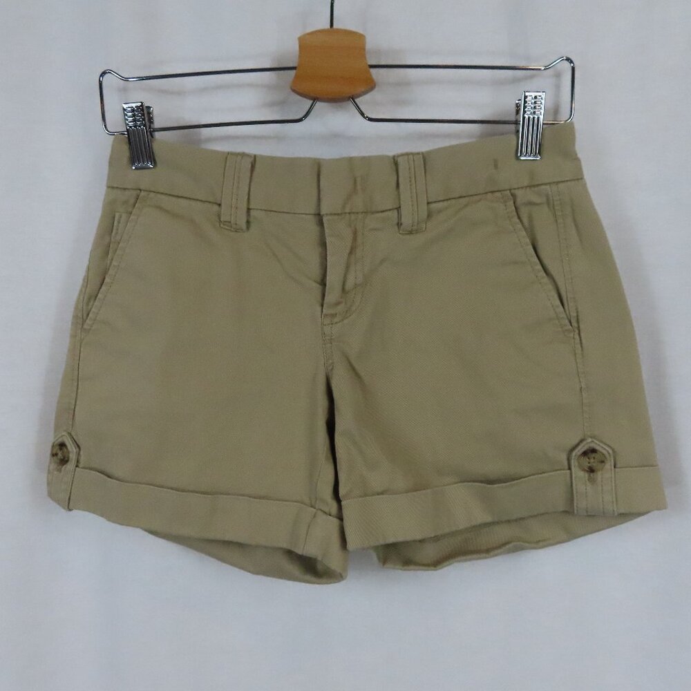 Banana Republic Khaki Tan Stretch Shorts Sz.0